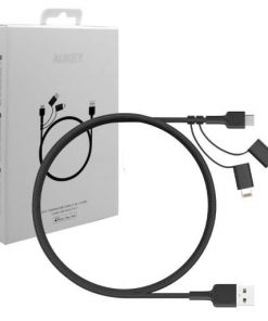 Aukey 3 In 1 MFi Lightning Cable With Micro USB-C Cable (CB-BAL5)