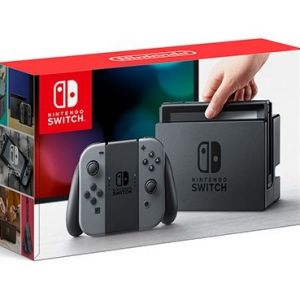 Nintendo Switch with Gray Joy-Con With Extended Battery