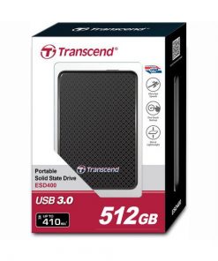 Transcend 512GB USB 3.0 External Solid State Drive (TS512GESD400K)
