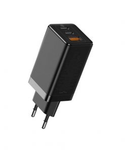 Baseus CCGAN2L-B01 65W USB-C / Type-C + USB Ports GaN Mini Fast Charge Charger