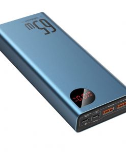 Baseus Adaman 20000mAh Fast Charging 65W Digital Display Power Bank – Blue