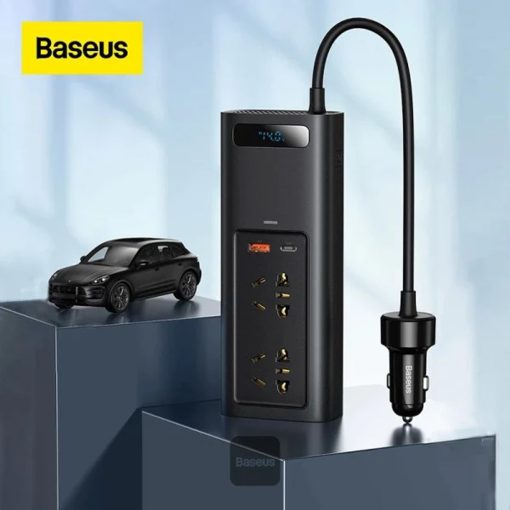 Baseus Car Charger For Laptop 150W Power Inverter 220V